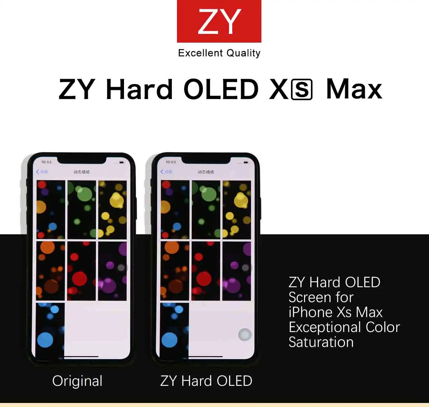 ZY AMOLED экран для Iphone XS X ЖК-дисплей жидкий OLED 3D сенсорный экран для Iphone XS MAX XR Запчасти для сборки Простота установки