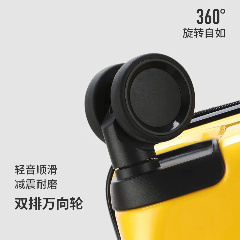 New 18/20/24/26/28 Inches Suitcase New Female Male Password Trolley Rolling Luggage with Wheels Solid Color Travel Puller Box