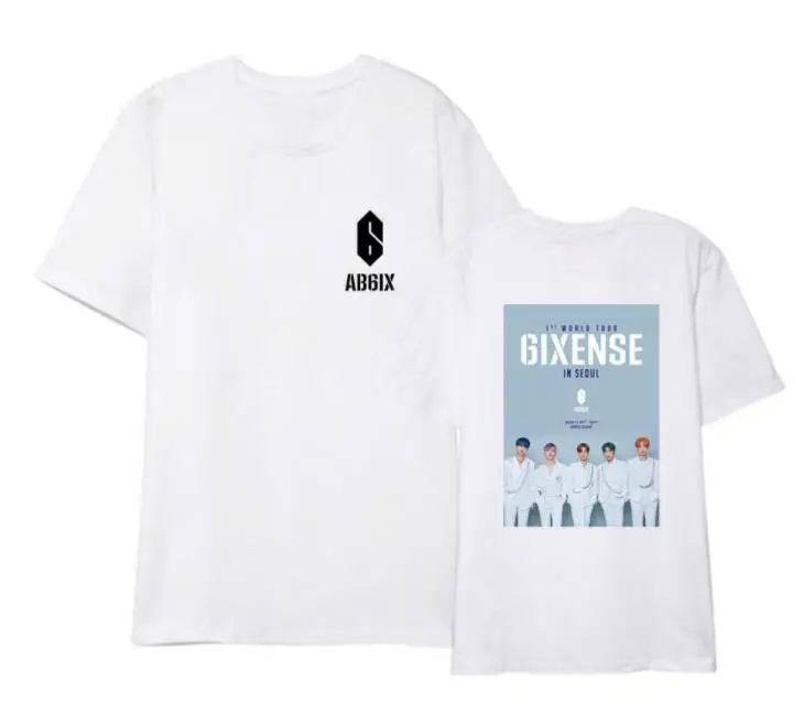 Kpop Летний стиль ab6ix 6ixense для одного концерта и всех участников фотопечать