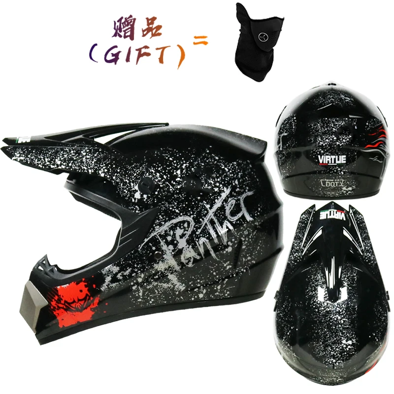Новинка 2018 мотоциклетный шлем для мотокросса мотоциклистов полный велосипедный