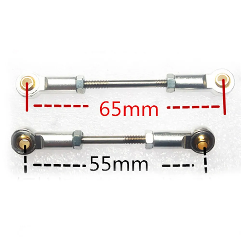 

Ball Tie Rod For 1/12 MN Model D90 D91 RC Car Spare Parts Upgrade 1 Set Nylon Metal Ball Tie Rod Accessories Pull Road