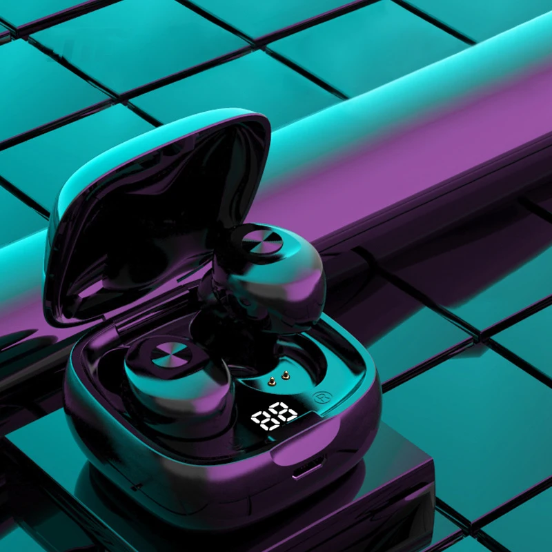 Bluetooth наушники беспроводные Спортивная мини гарнитура 3D стерео звук с зарядным