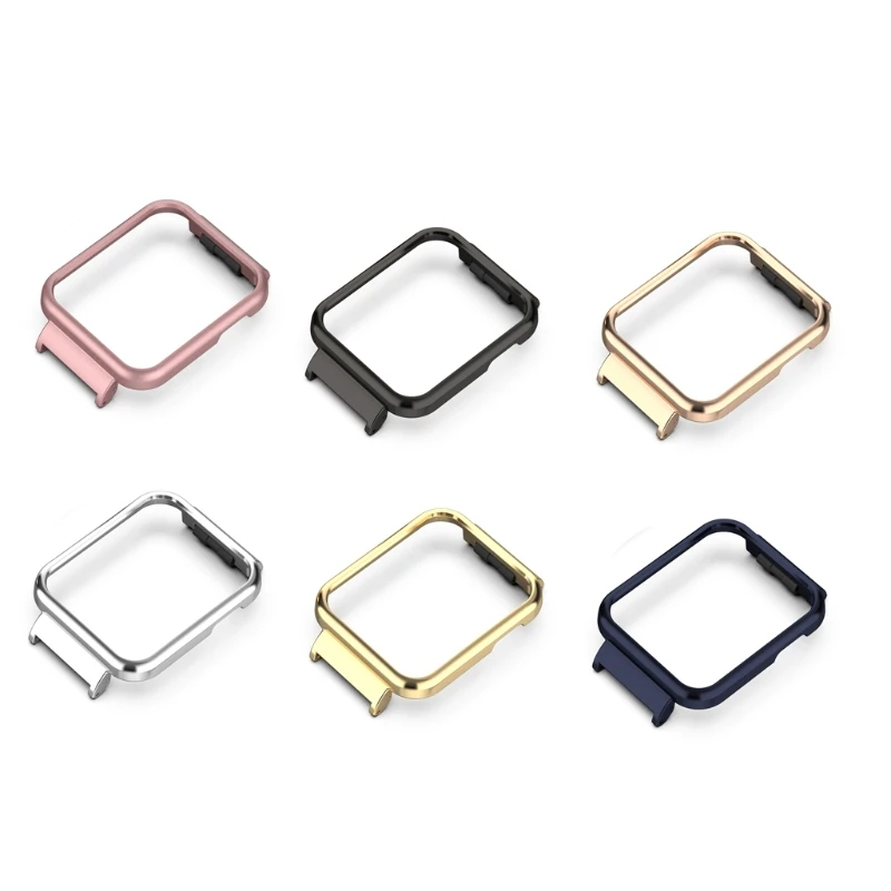 

2022 New Protective Case For Redmi Watch 1/Mi Watch Lite 18mm Metal Cover with Connector