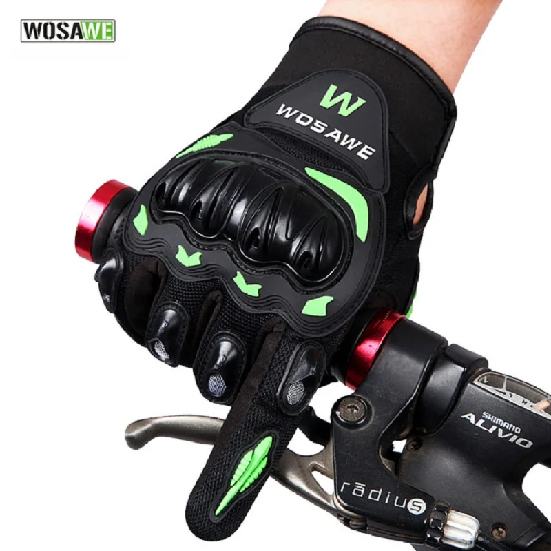 Wosawe Windstopper велосипедные Мотоциклетные Перчатки Guantes Ciclismo windstop полный палец
