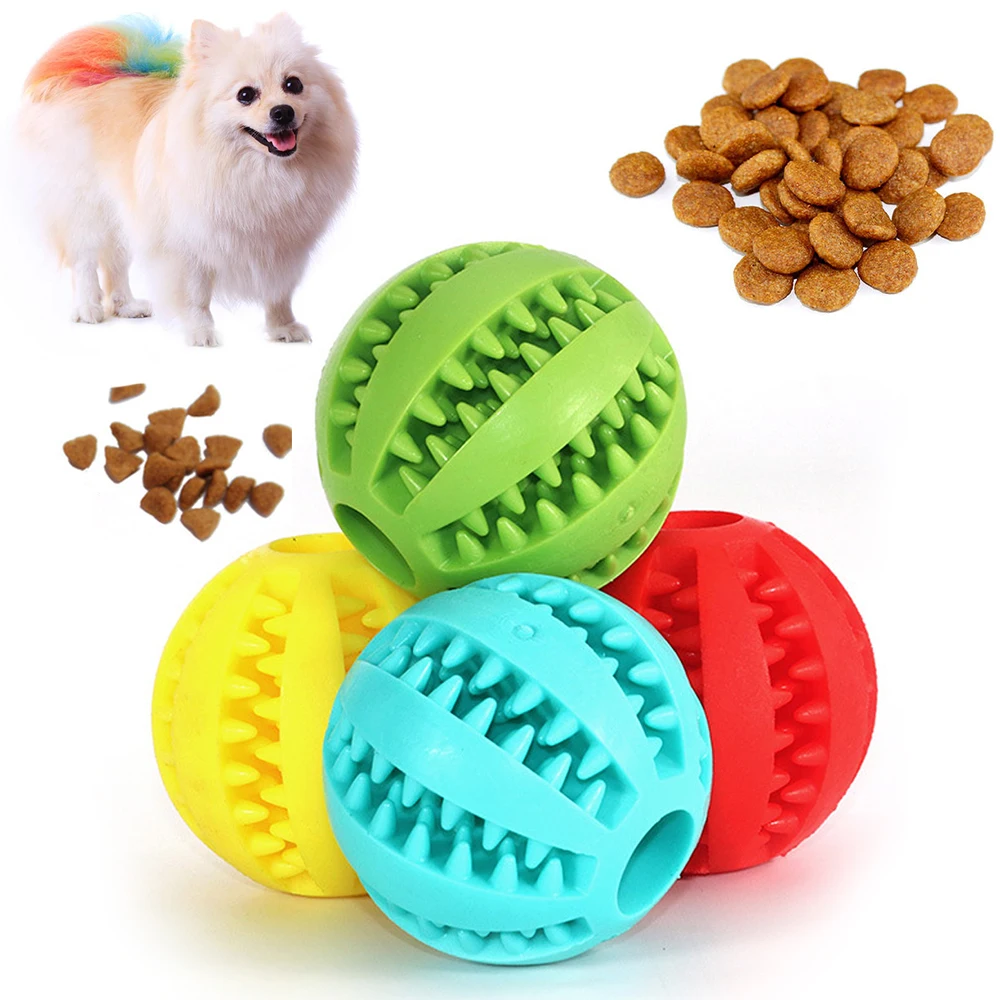 Игрушка для собак резиновый мяч эластичный больших маленьких щенков чистых