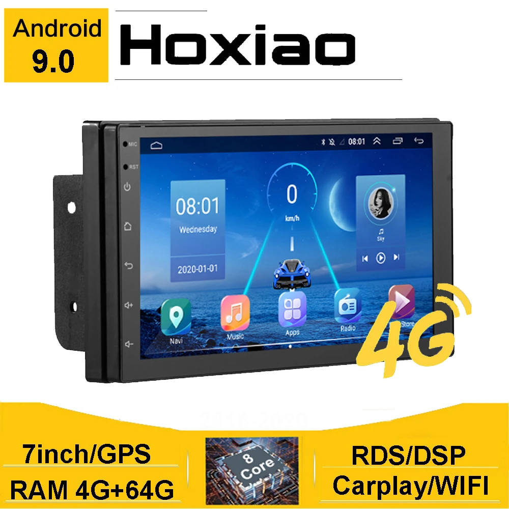 Android 2 Din 8 ядерный автомобильный Радио для Volkswagen Nissan Hyundai Мультимедиа Видео плеер
