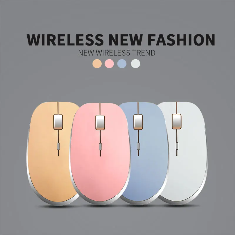 Беспроводная Бесшумная оптическая мышь Bts 2 4G с usb-приемником эргономичная