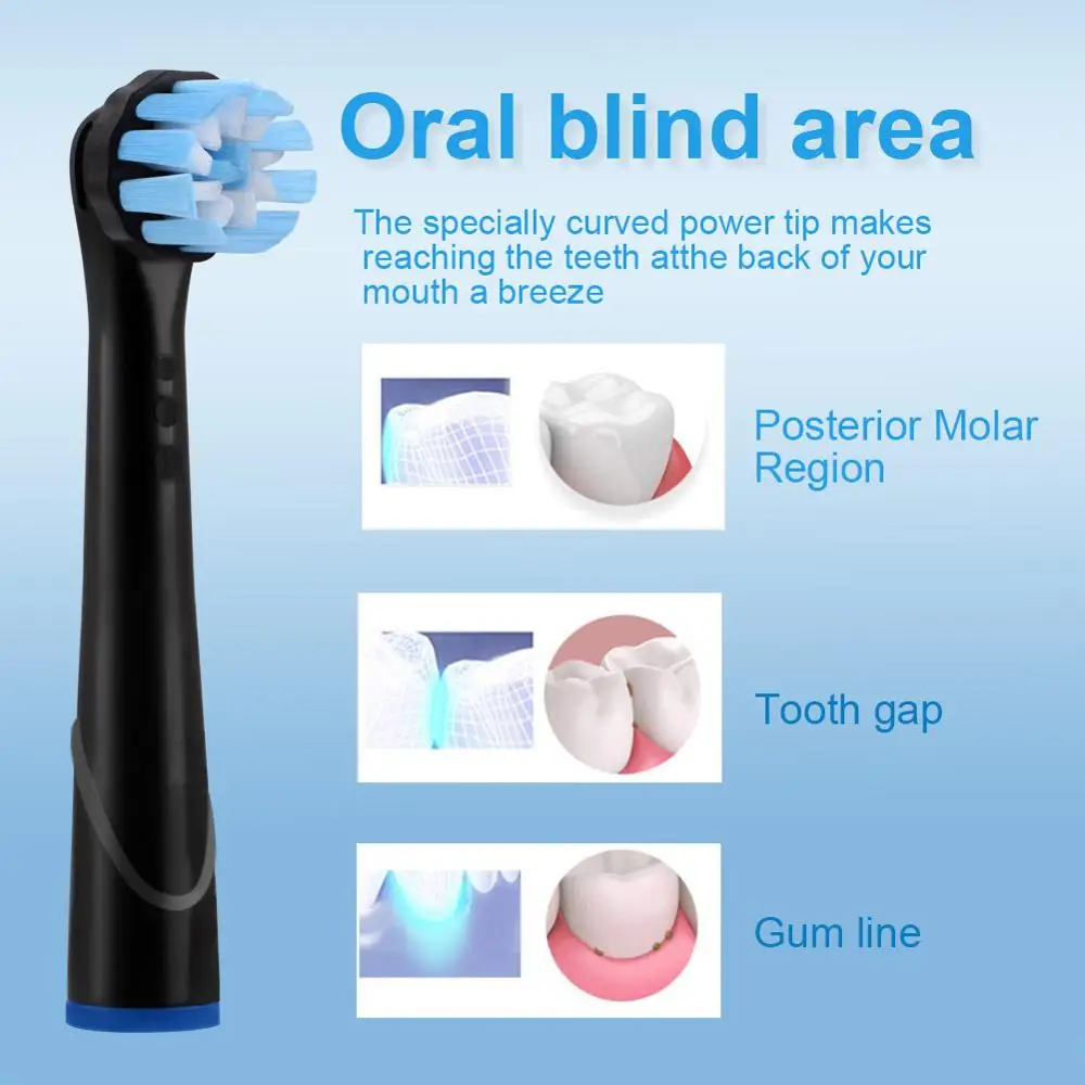 4 шт. сменные насадки для зубных щеток Oral B Braun головки Vitality Precision Clean/Trizone мягкая