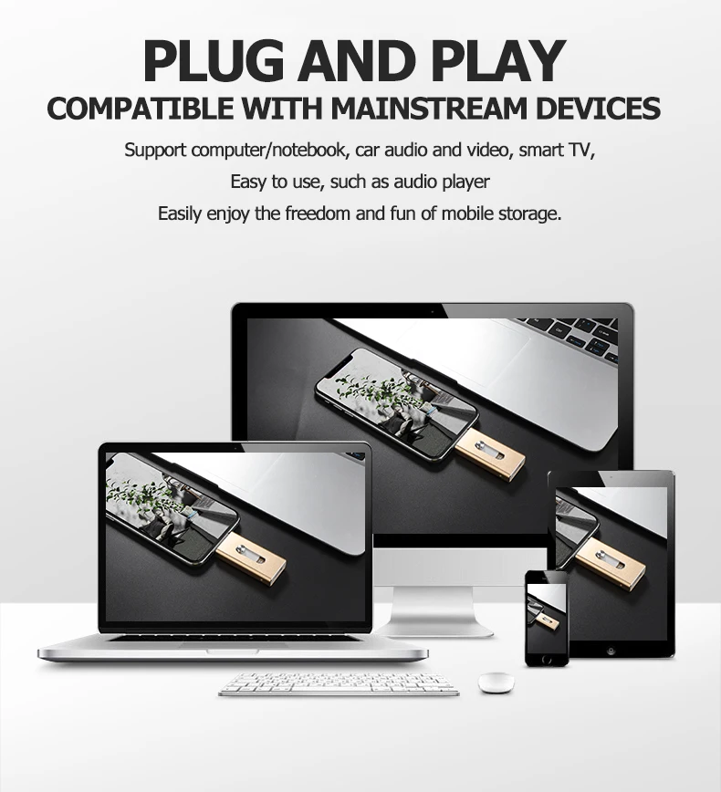 Флеш-накопитель USB 3,0 OTG Flash 128 Гб 64 ГБ 32 ГБ для iPhone 8/6/6s/7/ipad/Android смартфон высокоскоростная карта памяти