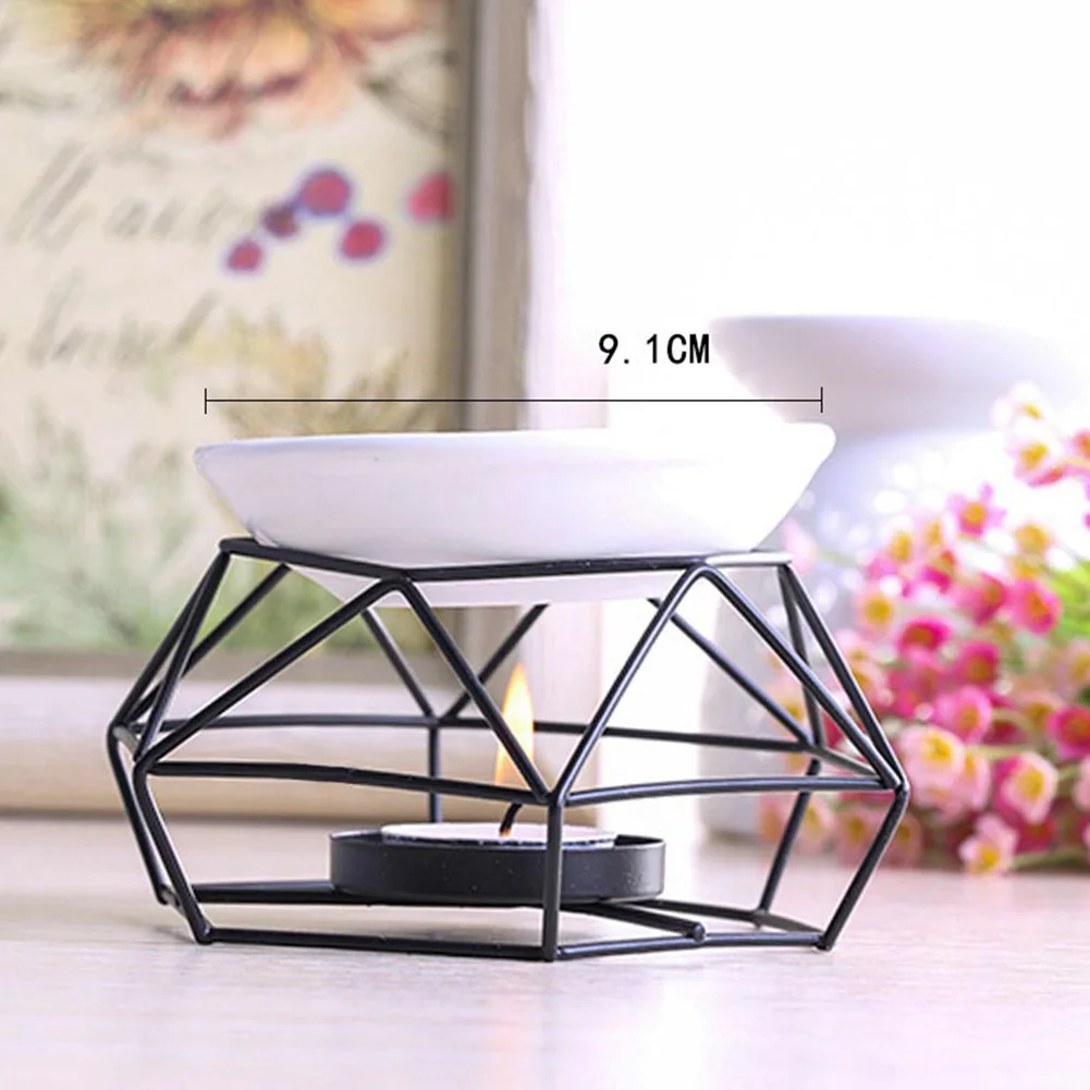 Современный геометрический Железный подсвечник настенный украшение бра из