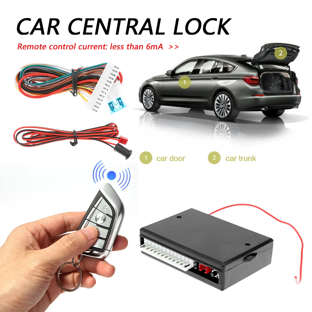 

Car Remote Central Door Lock Kit Remote Control Keyless Alarm System 405/T304 Car Alarm Systems Device System