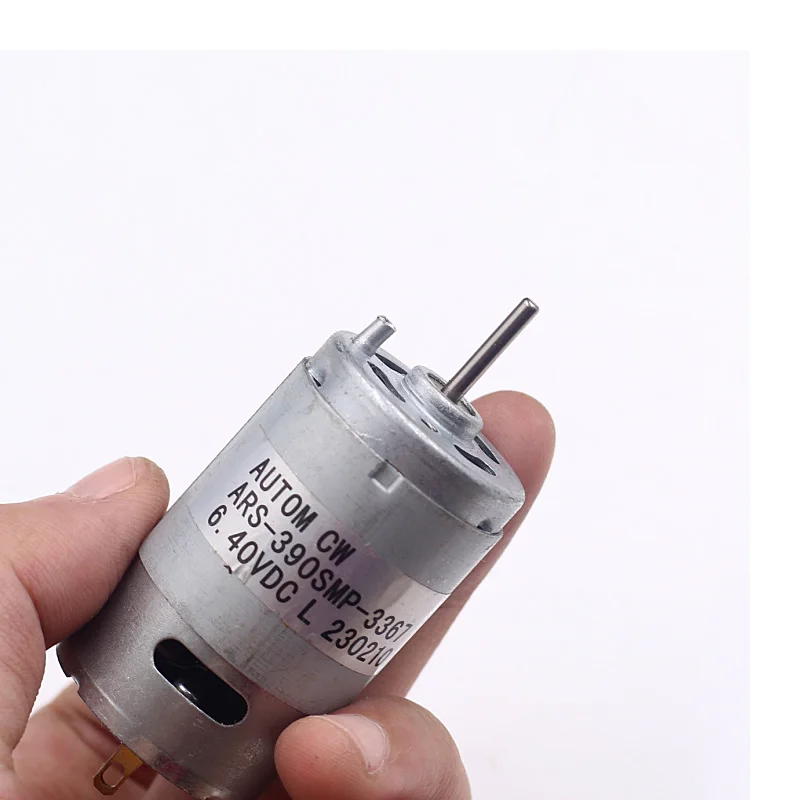 390 DC микро мотор Игрушечная модель маленький мотор 6,4 V 6700 об/мин Электроинструмент DIY производство