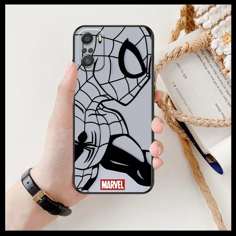 marvel iron man spiderman phone case for xiaomi redmi 11 lite 9c 8a 7a pro 10t 5g cover mi 10 ultra poco m3 x3 nfc 8 se cover free global shipping