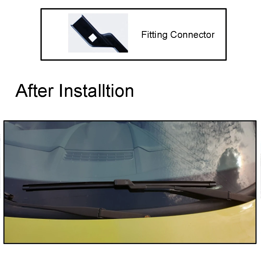 Стеклоочиститель лобового стекла стеклоочистителей для Ford Fiesta MK6 2008 2009 2010 2011 2012