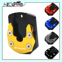 for yamaha xmax 125 300 250 xmax250 xmax125 xmax300 2017 2021 motorcycle kickstand foot side stand extension pad support plate