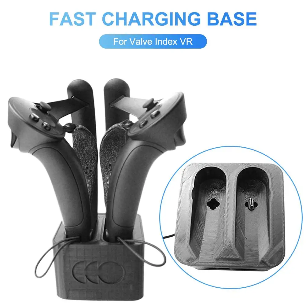

For Valve Index VR Charging Base Charging Base Holder Fast Charging Smart Watch Magnetic Suction Wireless Charger Adapter