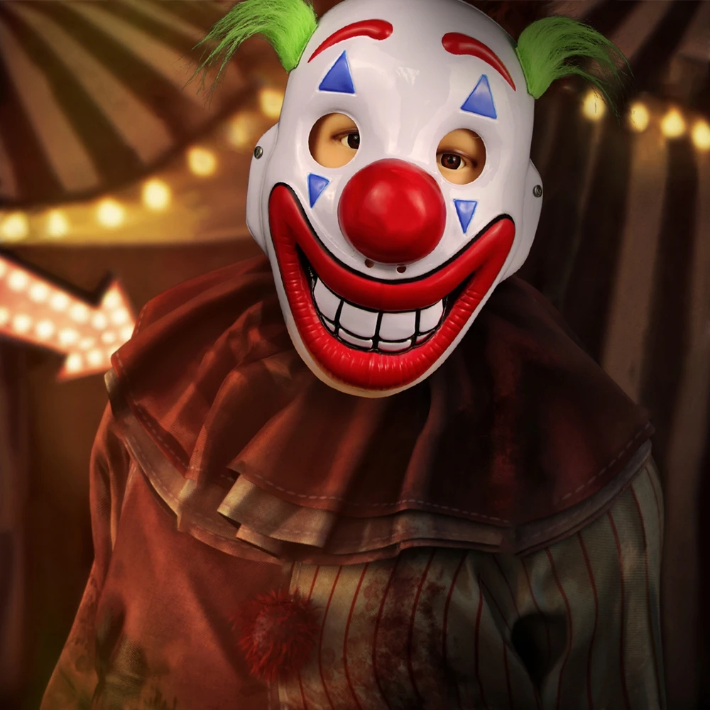 Waylike Хэллоуин Джокер маска Артур крапинку Косплэй фильм костюм клоуна для
