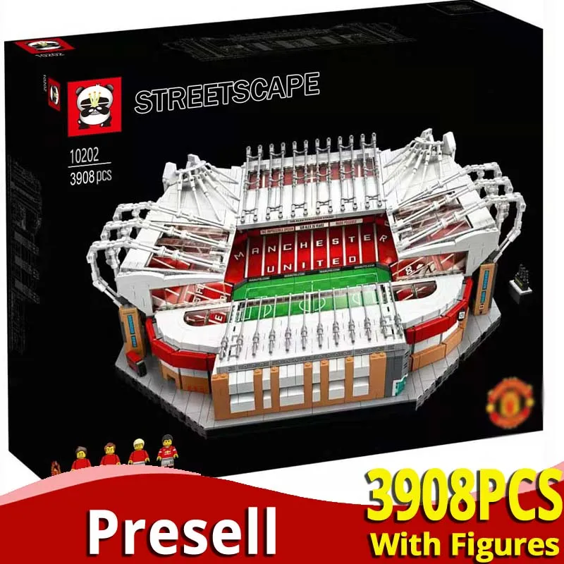 3908 шт старое Траффорд Манчестер создатель город улица вид модели строительные