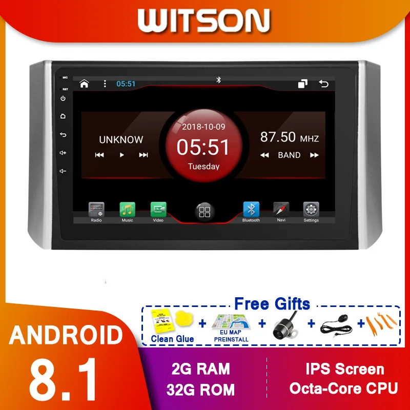 WITSON 9 &quotFULL HD сенсорный экран Android 10 0 Восьмиядерный Автомобильный GPS