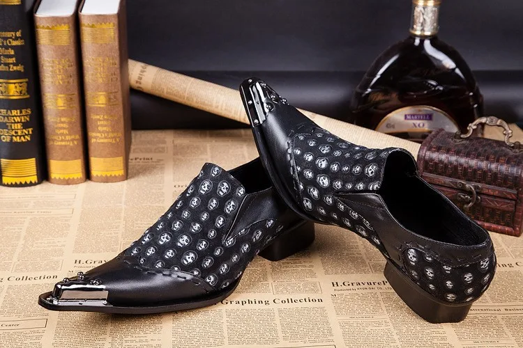 Christia Bella полный ужасное изображение мужской индивидуальная обувь размера плюс