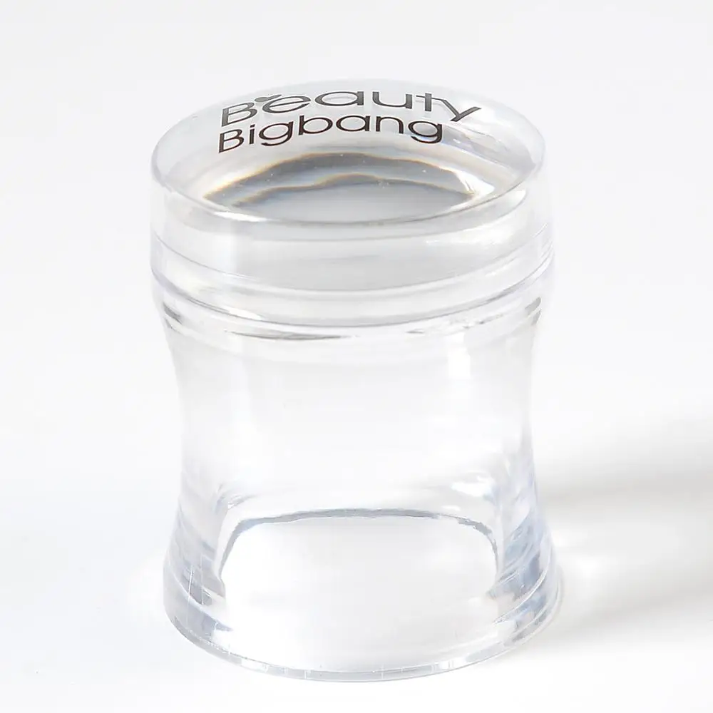 TR BeautyBigBang штамп для ногтей пластиковая Силиконовая ручка желе для ногтей штамп для маникюра шаблон инструменты штамп для штамповки ногтей - Цвет: TR