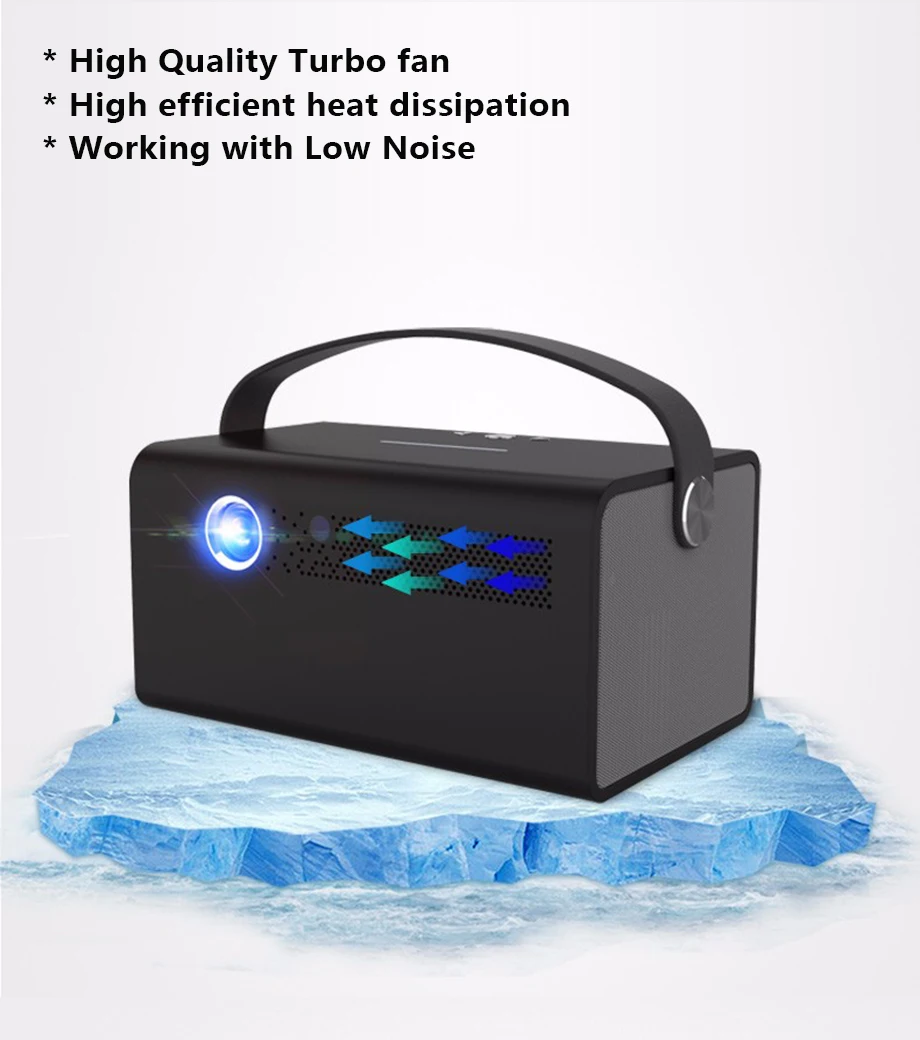 Smartldea New 4K 3D V7 projector android wifi bluetooth proyector portable home smart beamer Build in speaker with Zoom HDMI USB