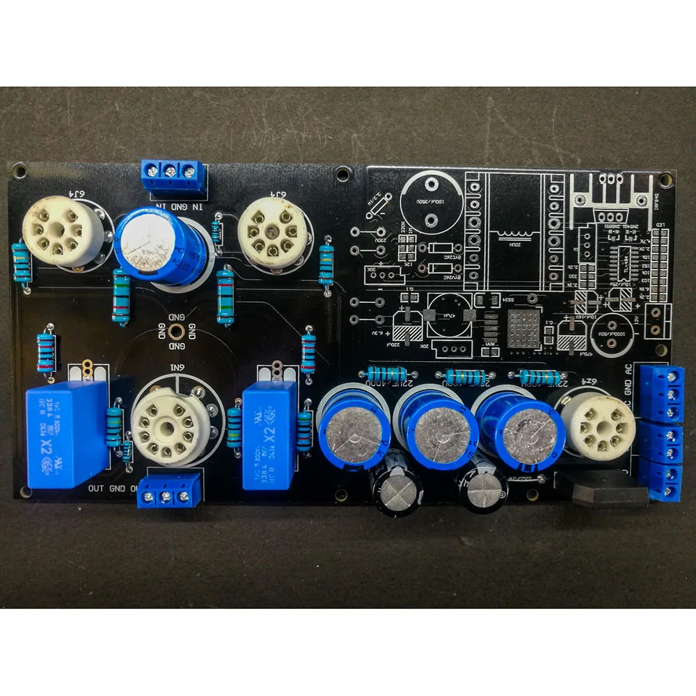 Вакуумный трубчатый предусилитель Lusya 6Z4 6J4 6N1 Audio DC12V HiFi T1445 | Электроника