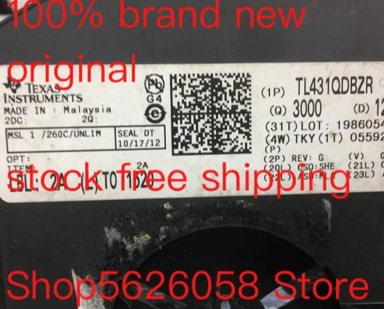 20PCS/LOT TL431QDBZR SOT23 100% new original freeshipping stock