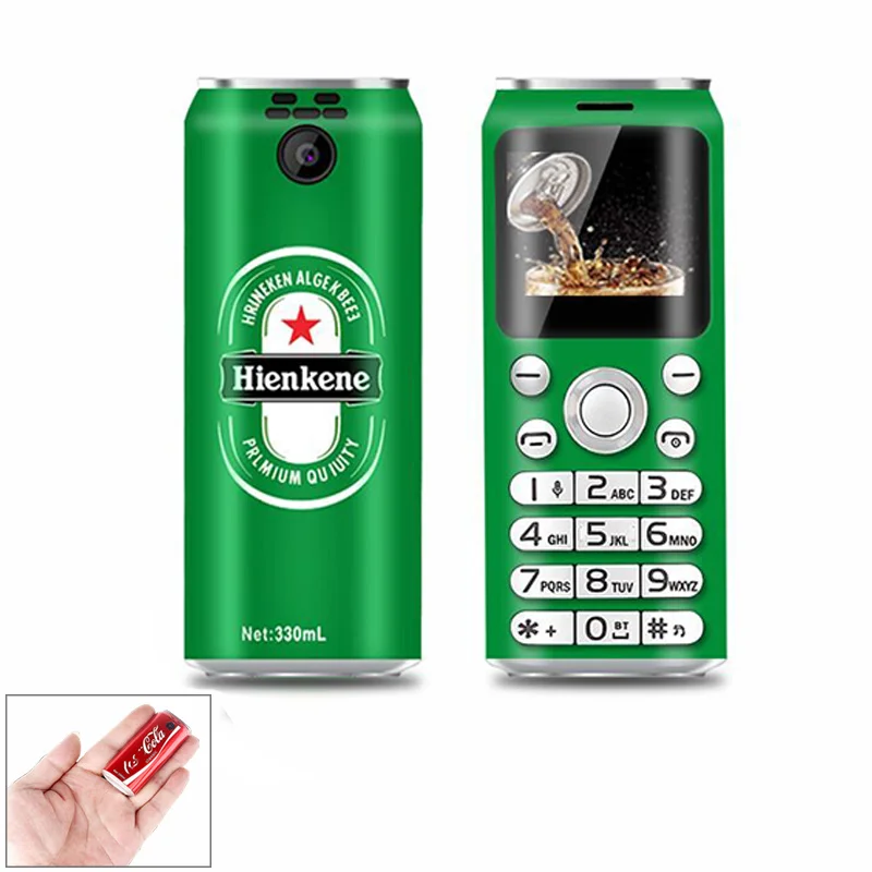 Милый карманный мини мобильный телефон SATREND K8 X8 1,0 дюймов cola форма телефон MP3 Bluetooth номеронабор запись звонков маленький мобильный телефон