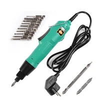 220v electric screwdriver h6 speed 6 35mm electric screwdriver straigh plug variable speed torque adjustment