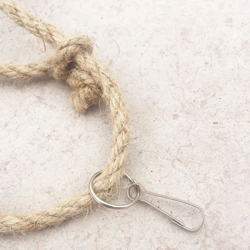 Птиц канатная сетка для лазанья попугаев Лестничные Качели веревочная петля с