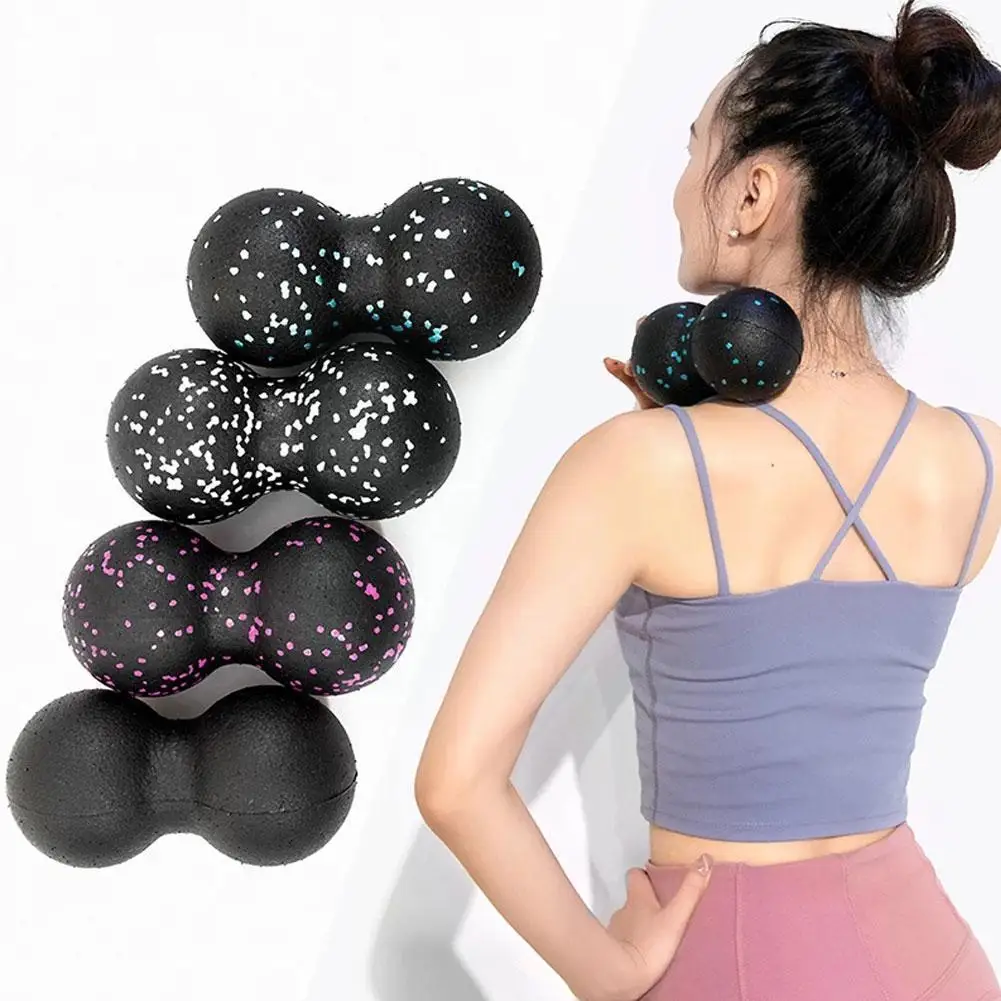 

EPP Lacrosse Myofascia Ball Peanut Massage Ball High Density Lightweight Fitness Body Fascia Exercise Relieve Pain Yoga Ball