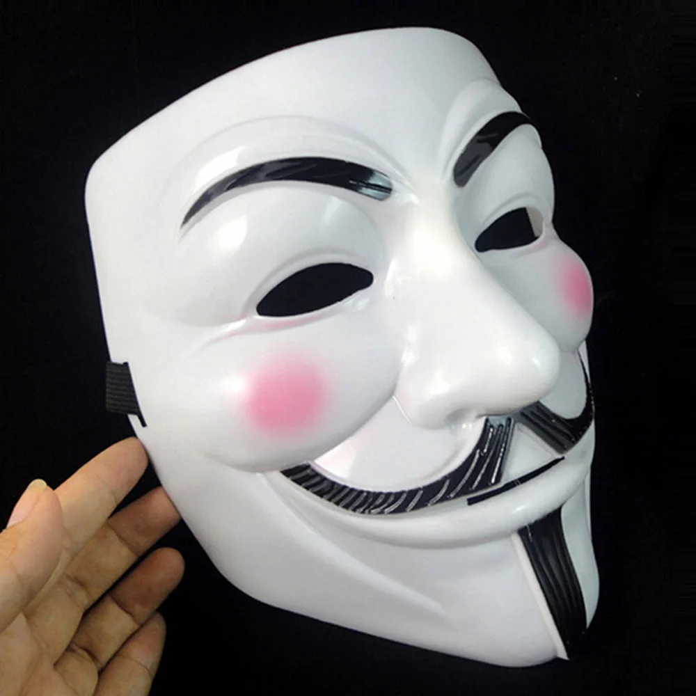 Вендетта Хэллоуин косплей фантазии туалетный V маска Guy Fawkes макияж игры|Маски для