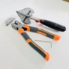 Угловые ножницы 45-120 градусов, ножницы для резки ПВХ, ПЭ пластиковых труб с 10 лезвиями для домашних работ, Сантехнический инструмент для домашнего декора