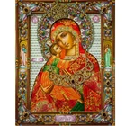 Бриллиантовая живопись, религиозная картина, квадратнаякруглая Алмазная мозаика, наборы для алмазной вышивки, домашний декор