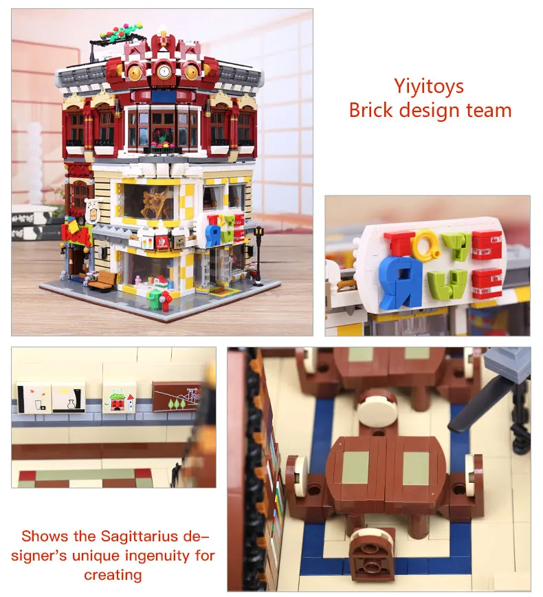 DHL, 01006, китайские строительные игрушки, серия, игрушки MOC и книжный магазин, набор, строительные блоки, кирпичи, наборы для сборки, детские рождественские игрушки