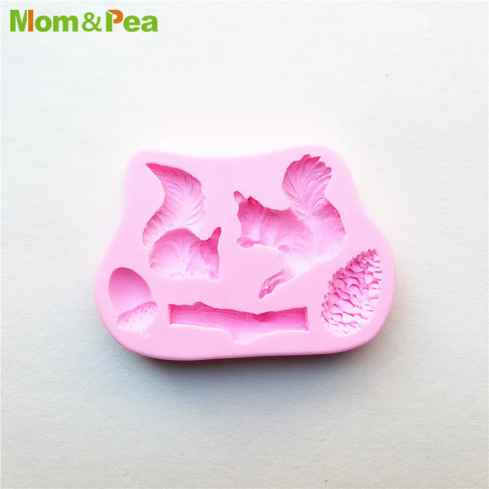 

MPA2435 силиконовая форма в форме белки, карамель, декоративная помадка, инструменты для украшения торта