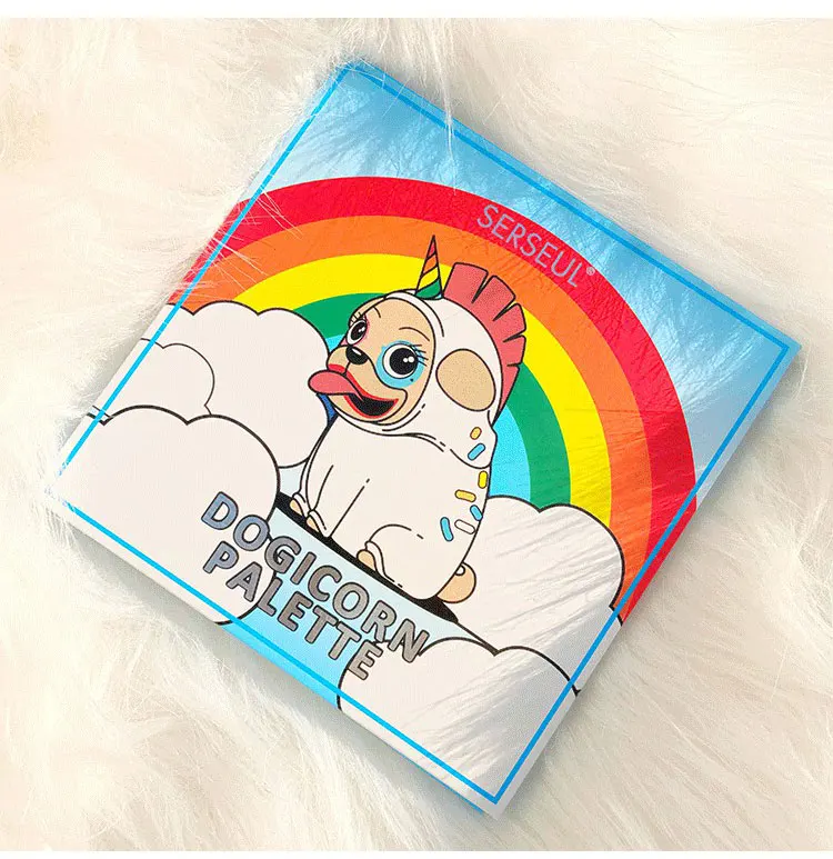 

16 Colors Eyeshadow Unicorn Highlight Combination Palette Matte Pearlescent Polarized Earth Color Makeup