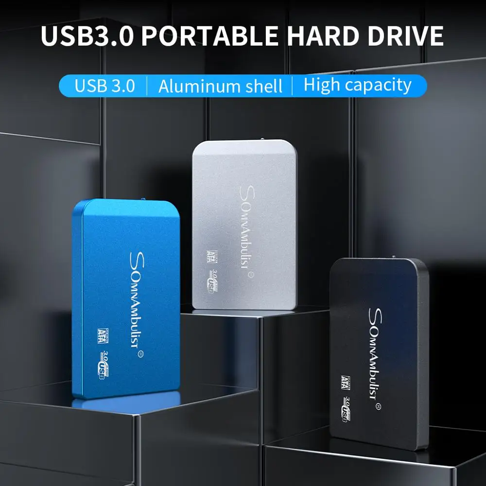 Расширительный жесткий диск 1 ТБ 2 USB3.0 внешний 5 &quotпортативный подходит для ПК Mac