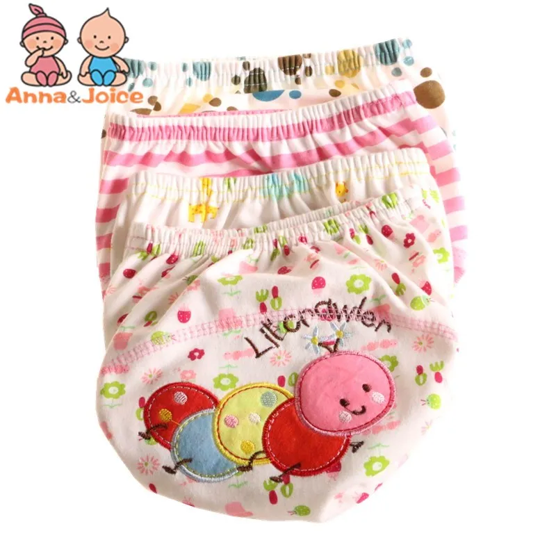 30Pcs/lot  Baby Training Pant Baby Cartoon Underwear Cotton Learning/study Infant Pants Size 100 Suit 13--16kg