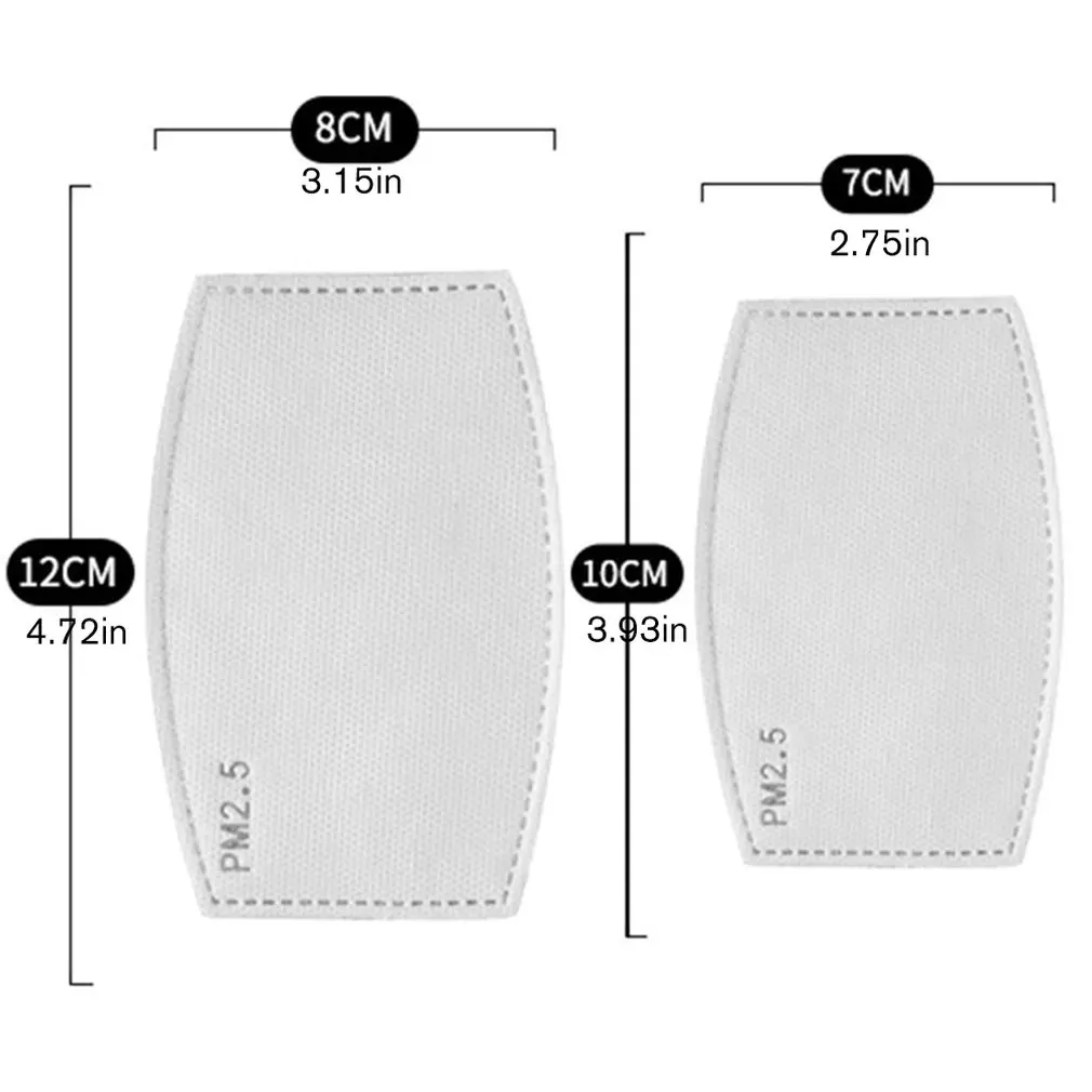 

6 Layers Protective Mask For Adult Mask Mask Pads Activated Carbon Mask Filter Man And Woman practical