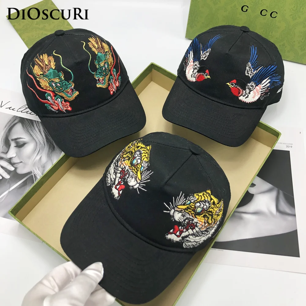 

Chinese Trend Embroidery Couple Hats Four Seasons Students Outdoor Casual Men and Women Baseball Caps Snapback Hip-hop Caps