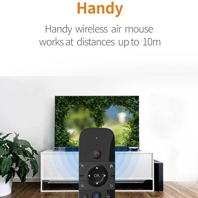 

W1 Fly Air Mouse Wireless Keyboard Mouse 2.4G Rechargeable Mini Remote Control for Laptop Smart Android TV Box PC