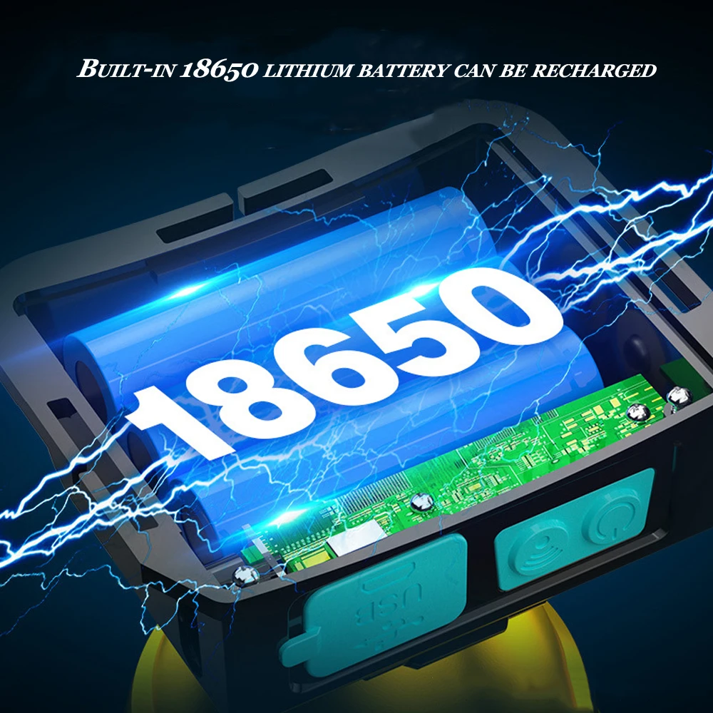Цена Светодиодный индукционный налобный фонарь T6 с зарядкой от USB, яркий светильник, лампа с фиксированным фокусом для долговечной ночной рыбалк...