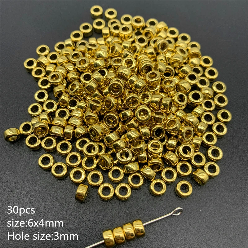 Многоразмерные золотые соединительные бусины из сплава фурнитура для