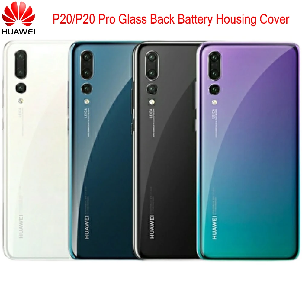 Back Panel Original Huawei P20 Pro Battery Back Cover Rear Door Housing Glass Case For P20pro P 20 B