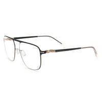 men women oversized vintage ultralight alloy full rim sqaure custom made myopia glasses 1 to 6 reading glasses 1 to 4