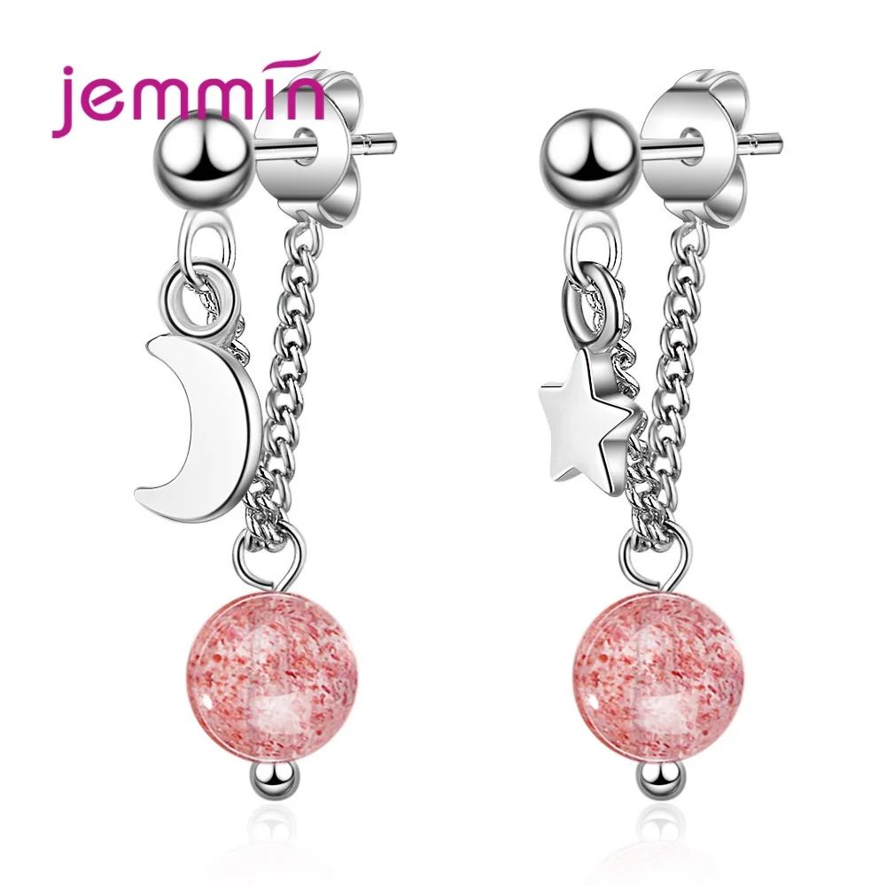 Модные асимметричные серьги подарок для женщин и девушек 925 пробы серебро