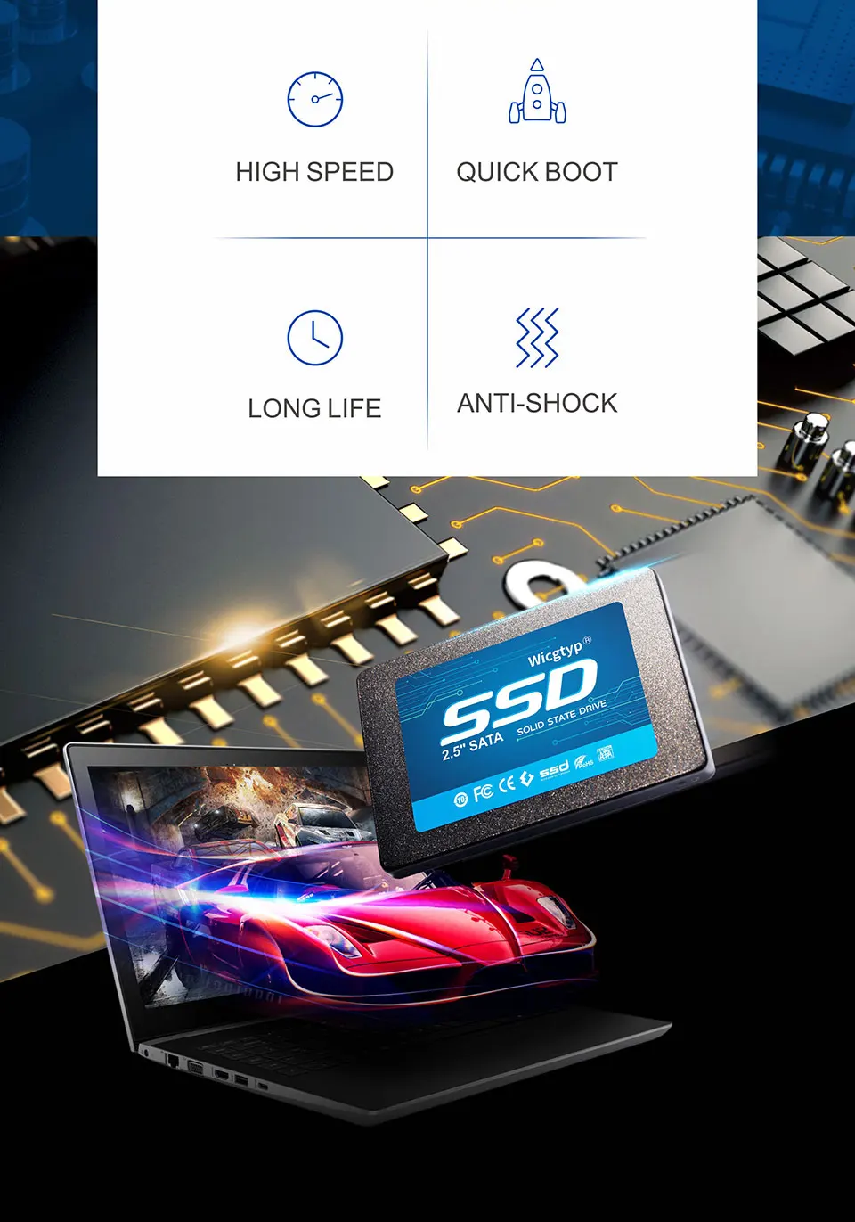 Скидка 50% S9000-XXX Wicgtyp 7 мм 2,5 SATA III 6 ГБ/сек. SATA ii 3 2 hd ssd 120 ГБ 240 ГБ 480 ГБ 960 ГБ твердотельный диск Жесткий диск SSD