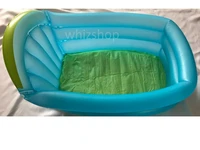 baby childrens inflatable bathtub travel baby wash basin blue brand new portable pvc bath tubs for baby